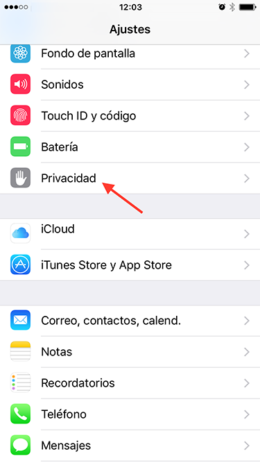 Privacidad